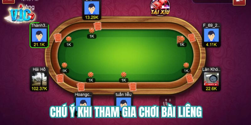 Chú ý khi tham gia chơi bài Liêng Vicwin Chú ý khi tham gia chơi bài Liêng Vicwin