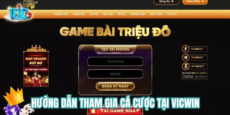 Hướng dẫn tham gia cá cược Hướng dẫn tham gia cá cược